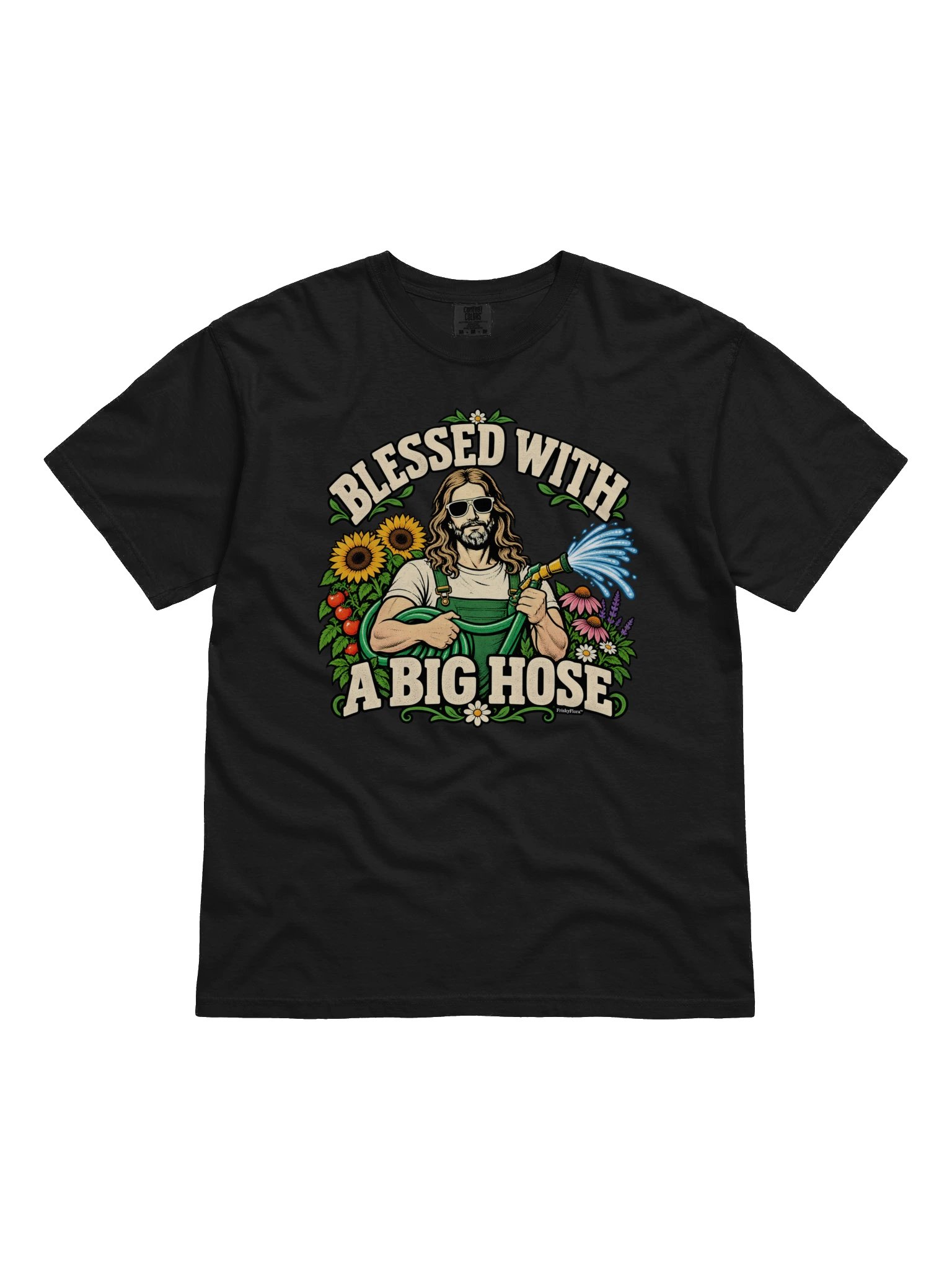 Blessed With a Big Hose Sunflower Tee product image (43)