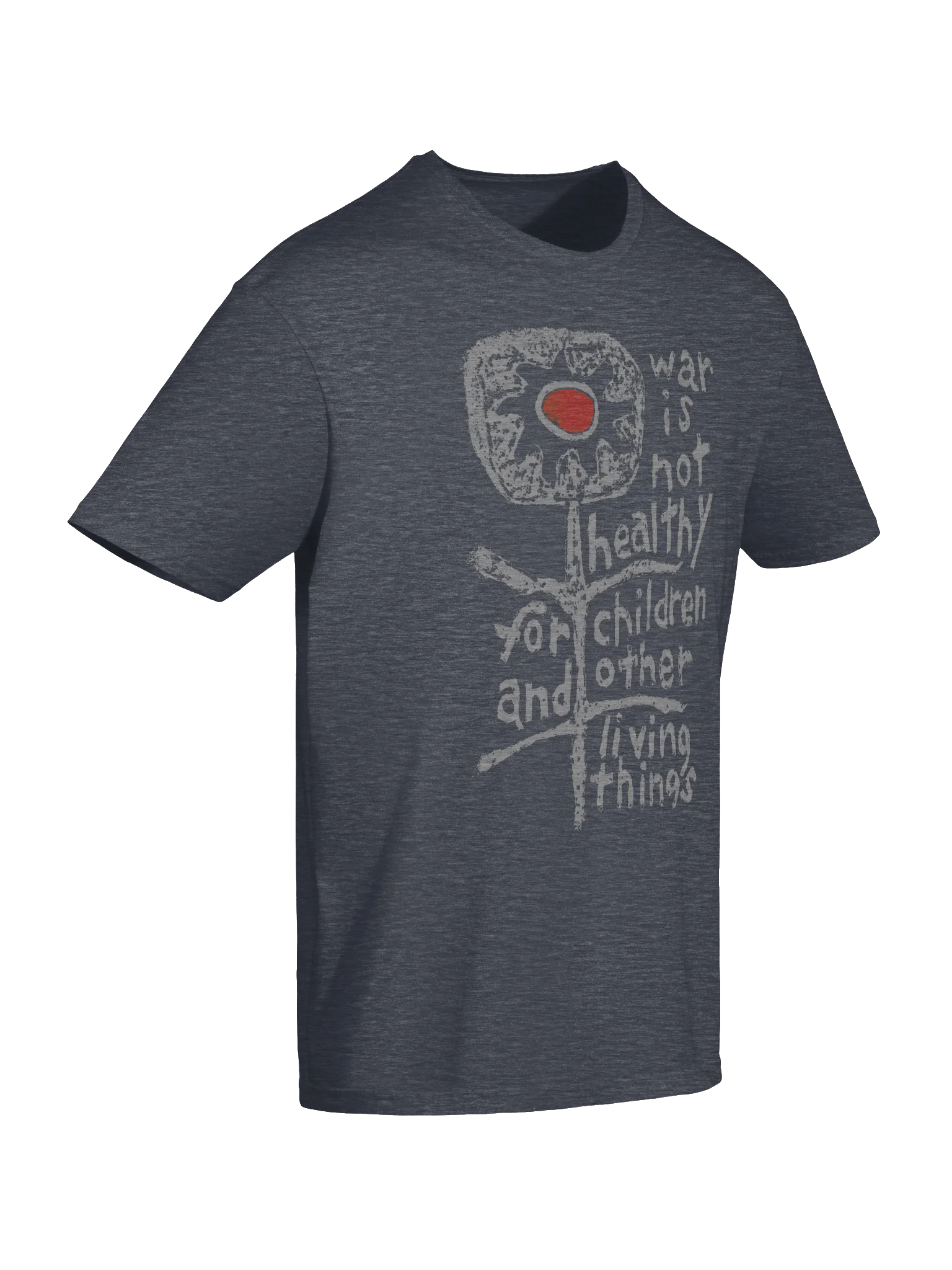 War is Not Healthy Gildan 64000 dark T-Shirt product image (7)
