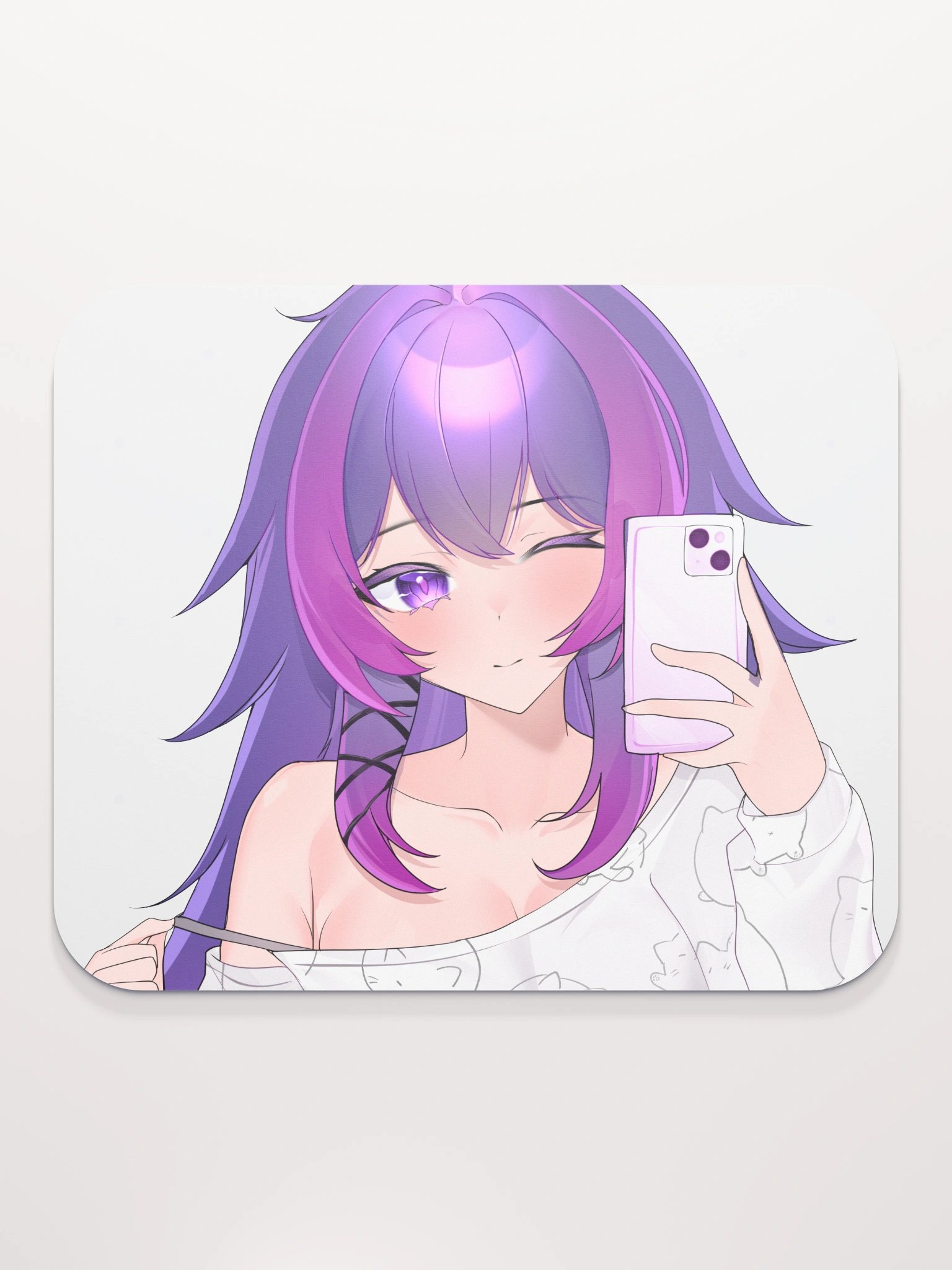 Mirror Selfie Face Mouse Pad product image (2)