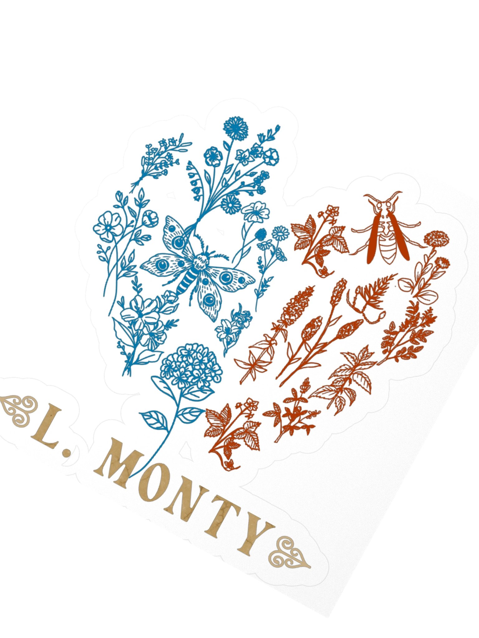 L. Monty Heart Sticker product image (2)