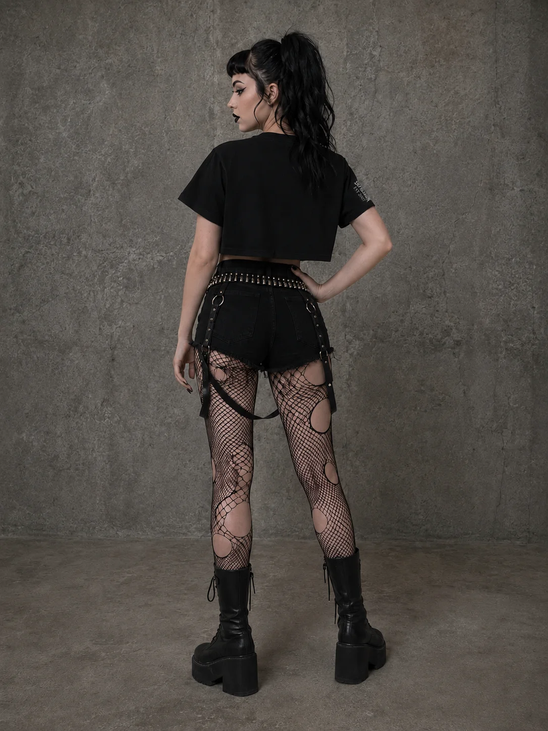 SWEET DEPRESSION EMBROIDERED SIGIL WOMEN'S CROP TOP product image (2)