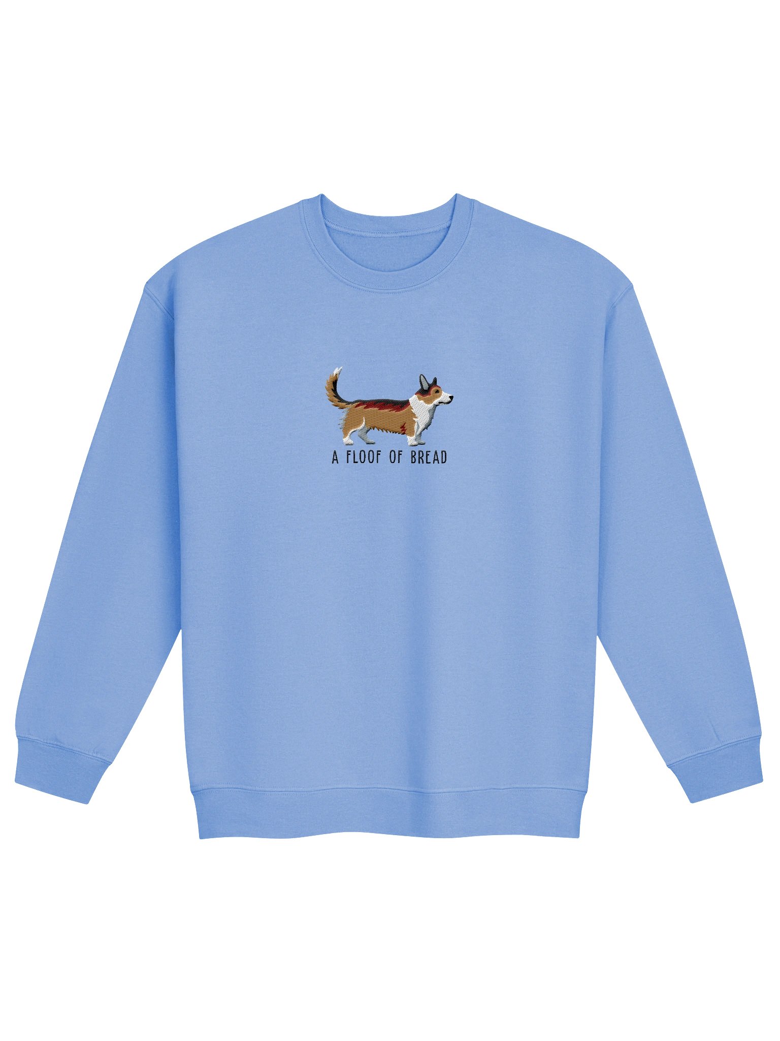 A Floof of Bread Sweatshirt (Embroidered) of a Cardigan Welsh Corgi(Sable) product image (4)