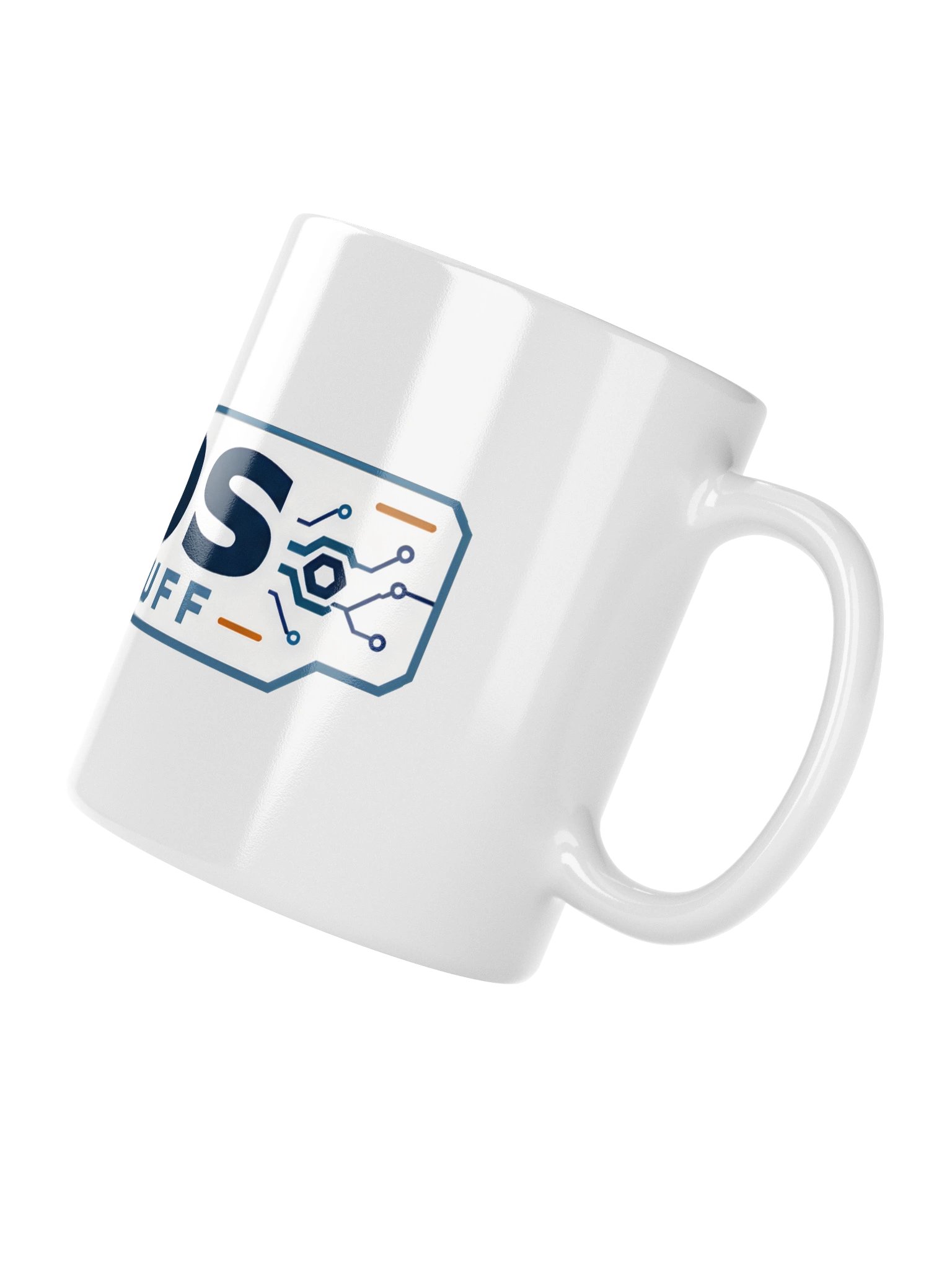 Dads Know Stuff Large Logo White Mug product image (11)