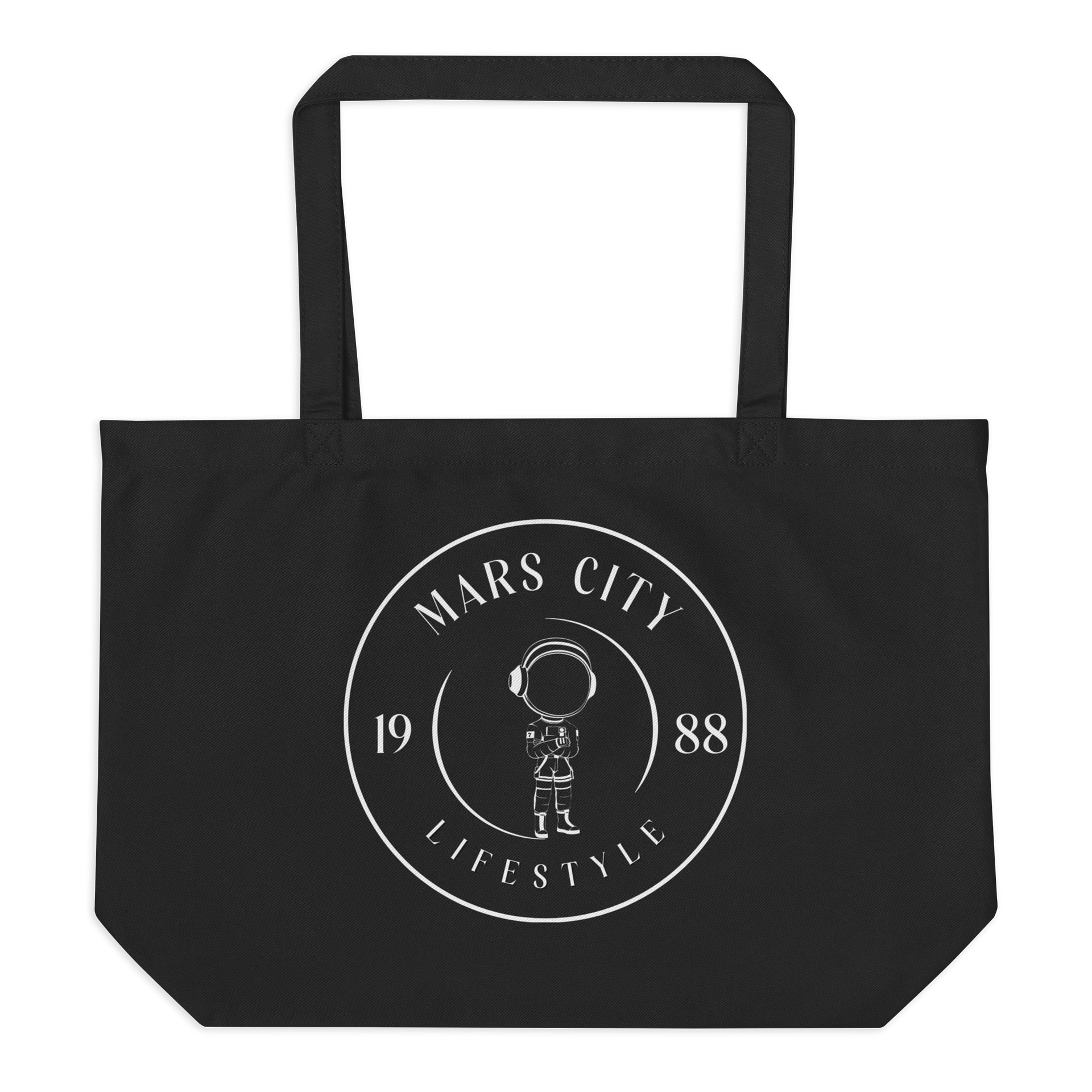 MARS CITY FASHION BLACK TOTE BAG product image (2)