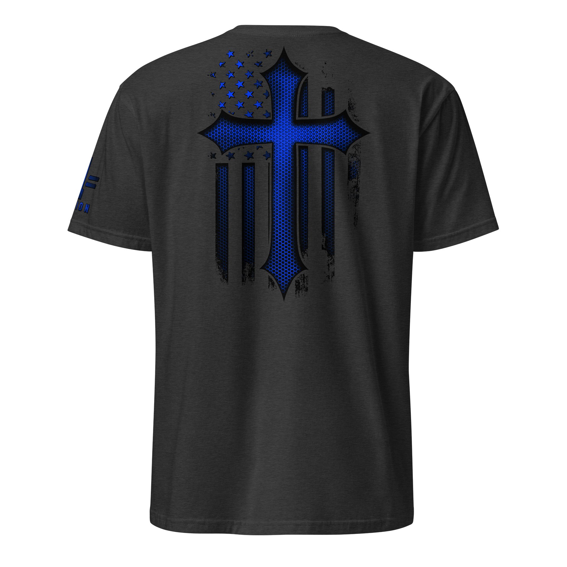 Christian Cross Blue Carbon Onyx product image (1)