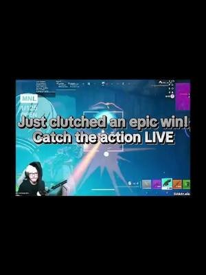 Just clutched an epic win!Catch the action LIVE