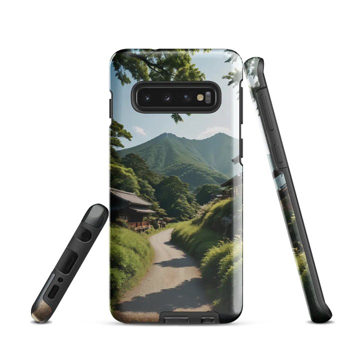 Tranquil Countryside Samsung Tough Case - Scenic Village Design product image (1)