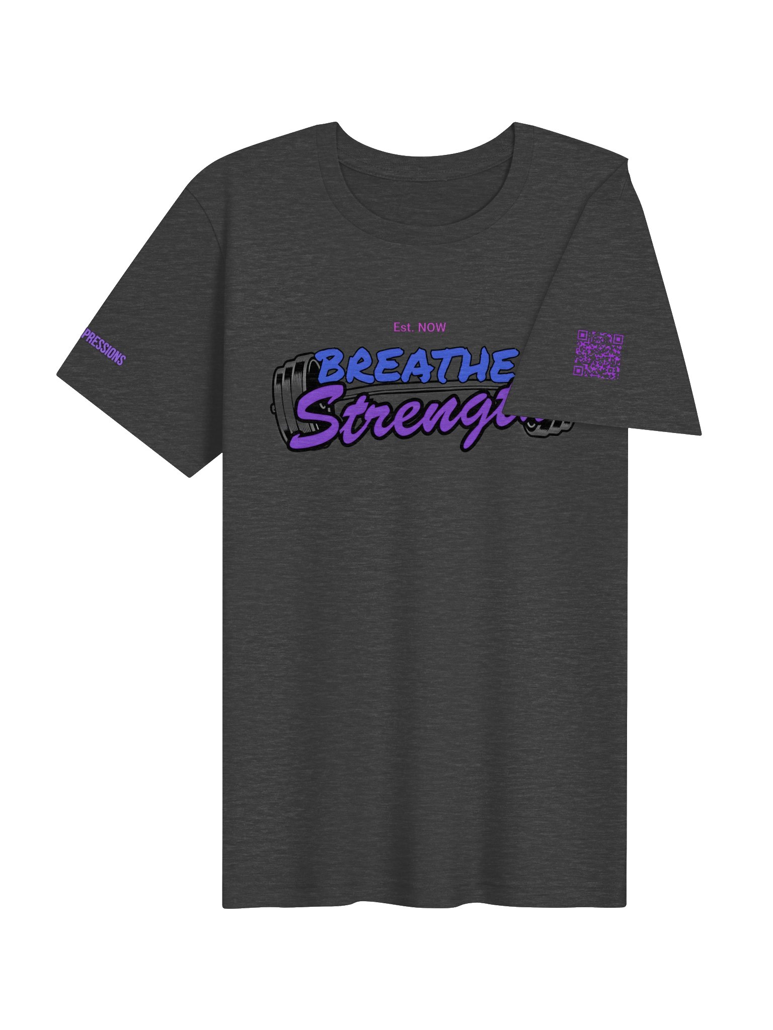 Breathe Strength Est. Now Logo Tee product image (94)
