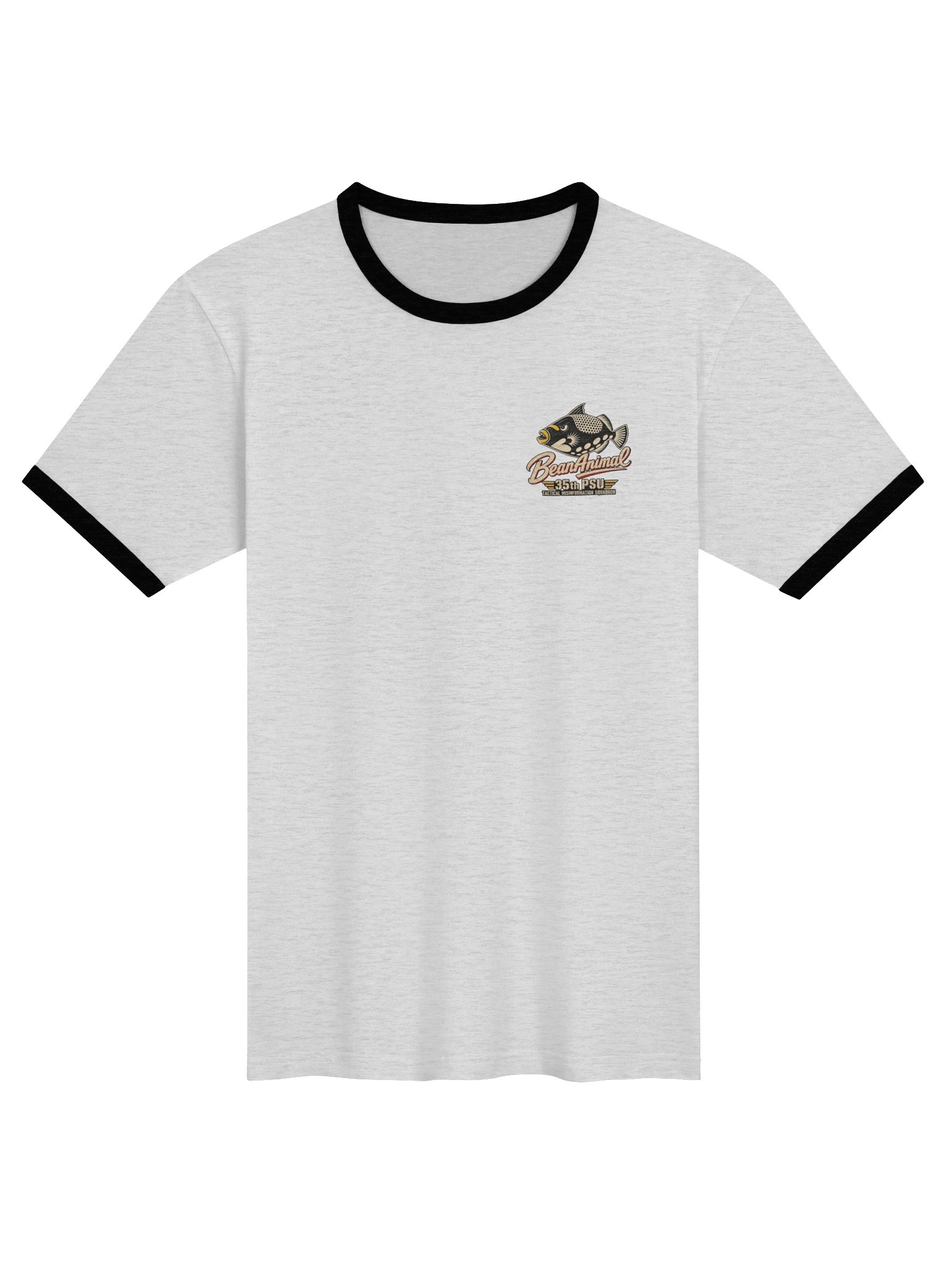 BeanAnimal 35th PSU Tactical Misinformation Squadron Ringer Tee product image (4)
