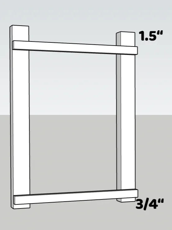 [Build Plans] Two 2x4s Horizontal Plant Stand product image (2)