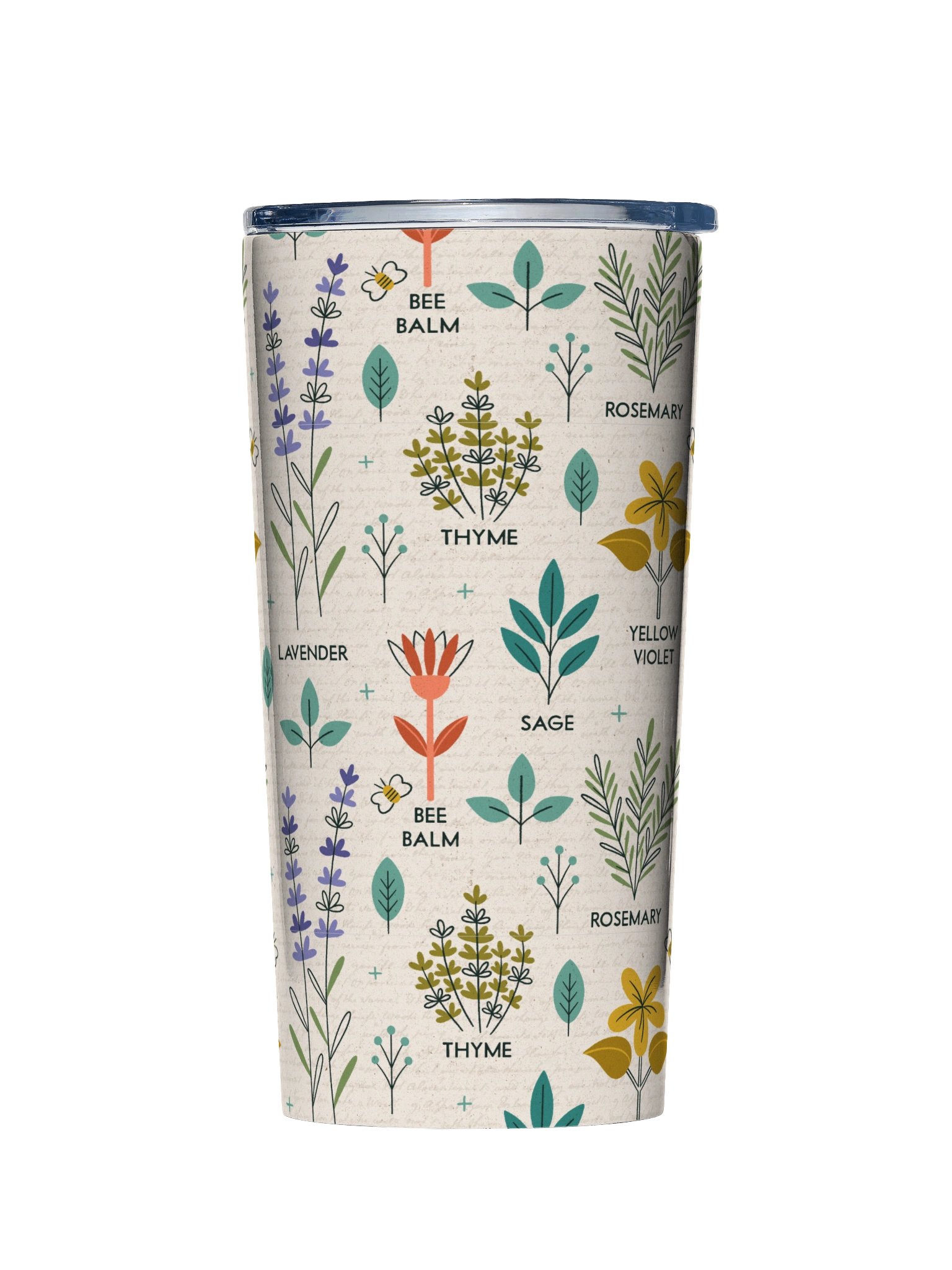 Retro Herbarium Botanicals 20oz Stainless Steel Tumbler product image (1)
