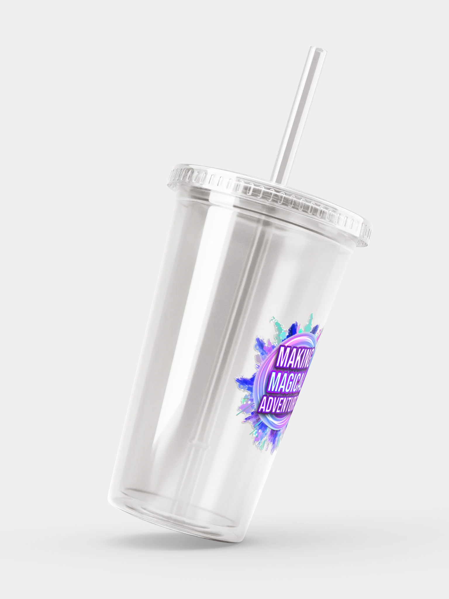 Making Magical Adventures 16 oz Double Wall Clear Tumbler product image (2)