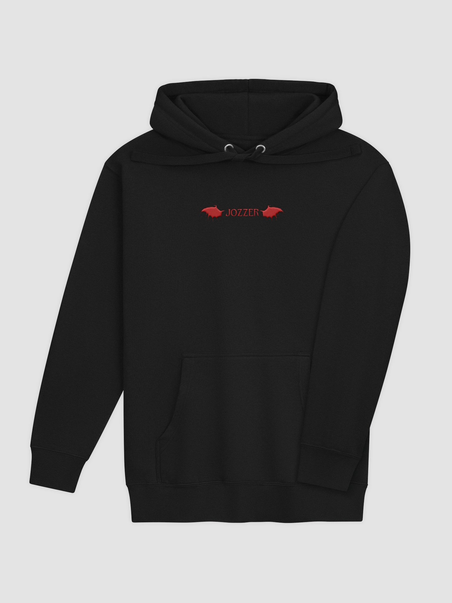 Jozzer Bat Wings Embroidered (Red Version) [Boyfriend Hoodie] product image (4)