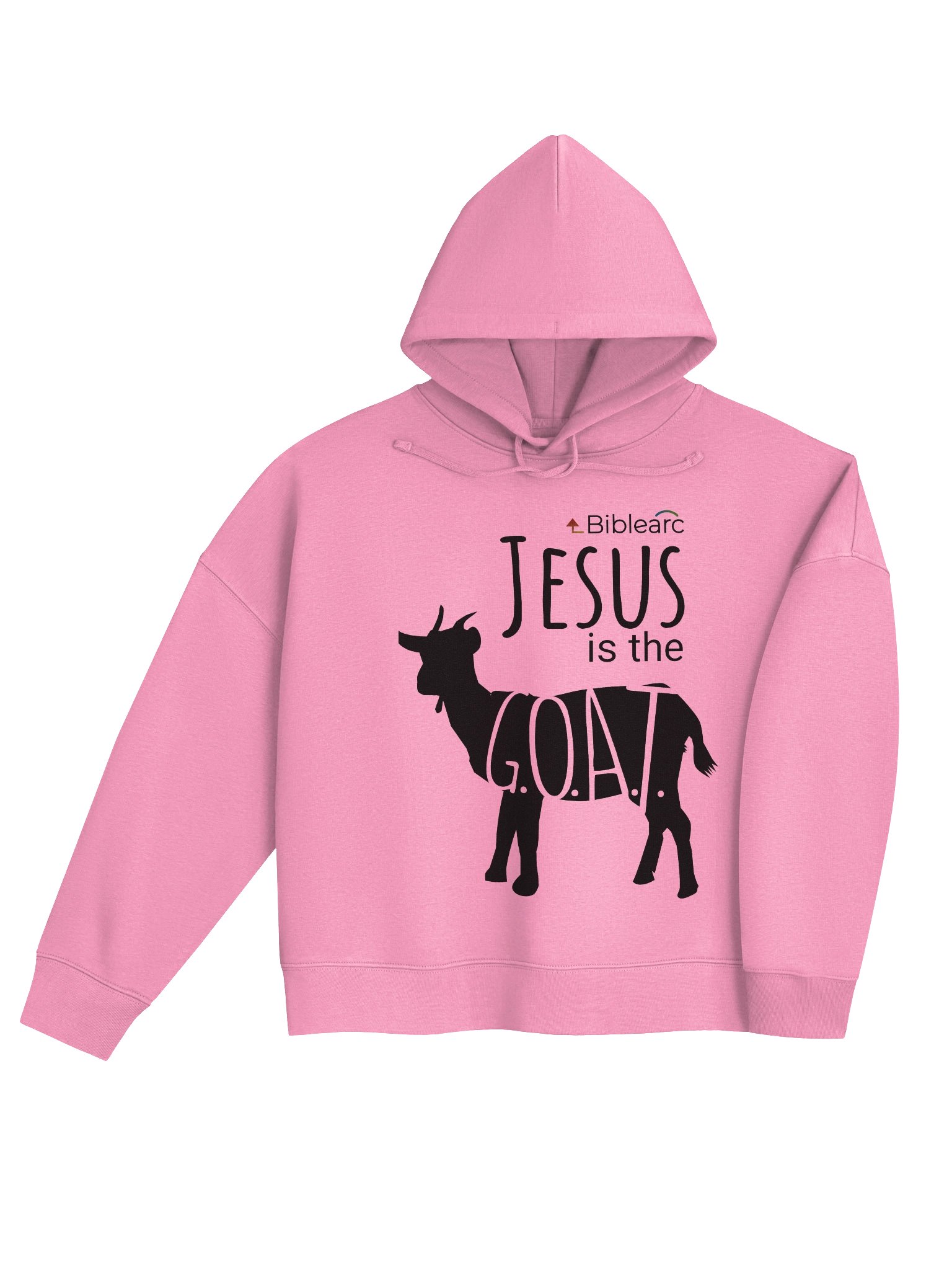 Jesus is the G.O.A.T. Women’s Short-Cut Hoodie product image (11)