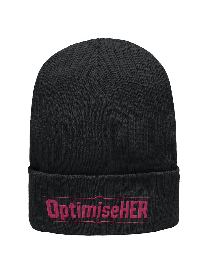 OptimiseHER Bold Pink Beanie product image (1)