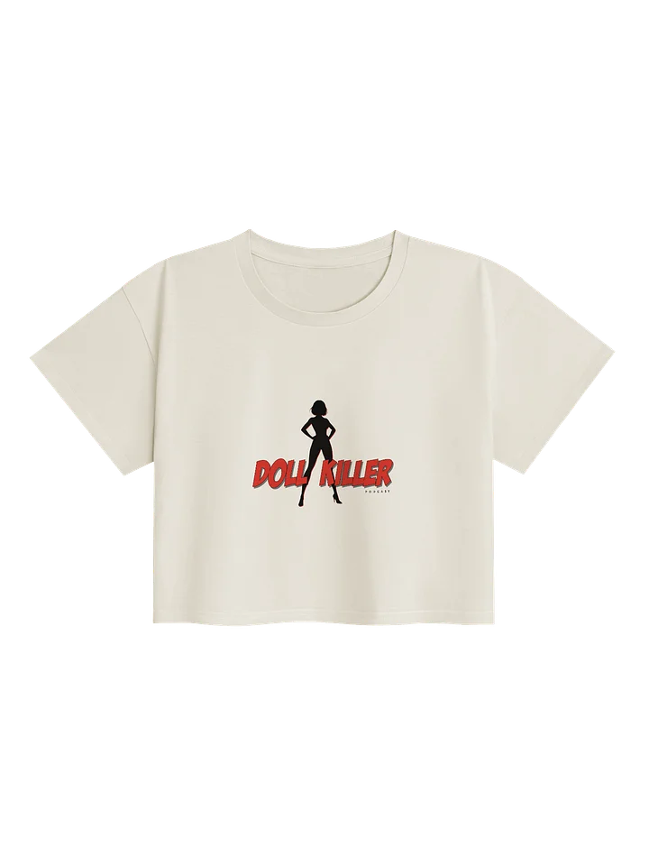 DOLL KILLER Off White Premium Crop Top product image (1)