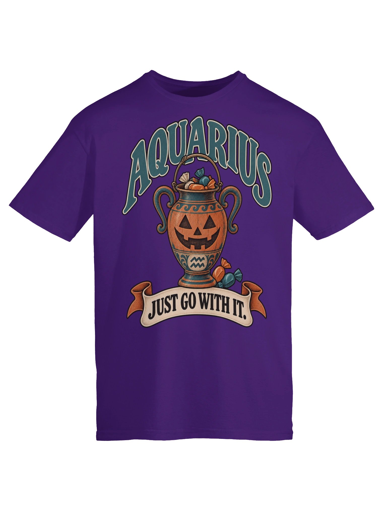 Aquarius Halloween | Just Go With It Tee product image (5)