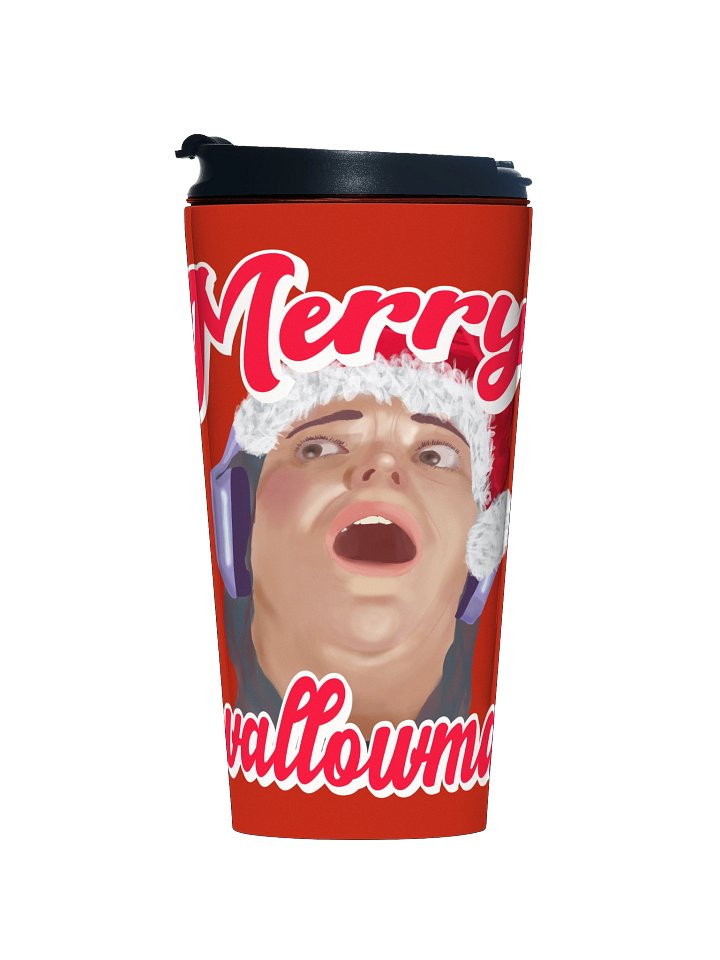 INS Red Cup - Merry Swallowmas Stainless Steel Travel Mug product image (1)