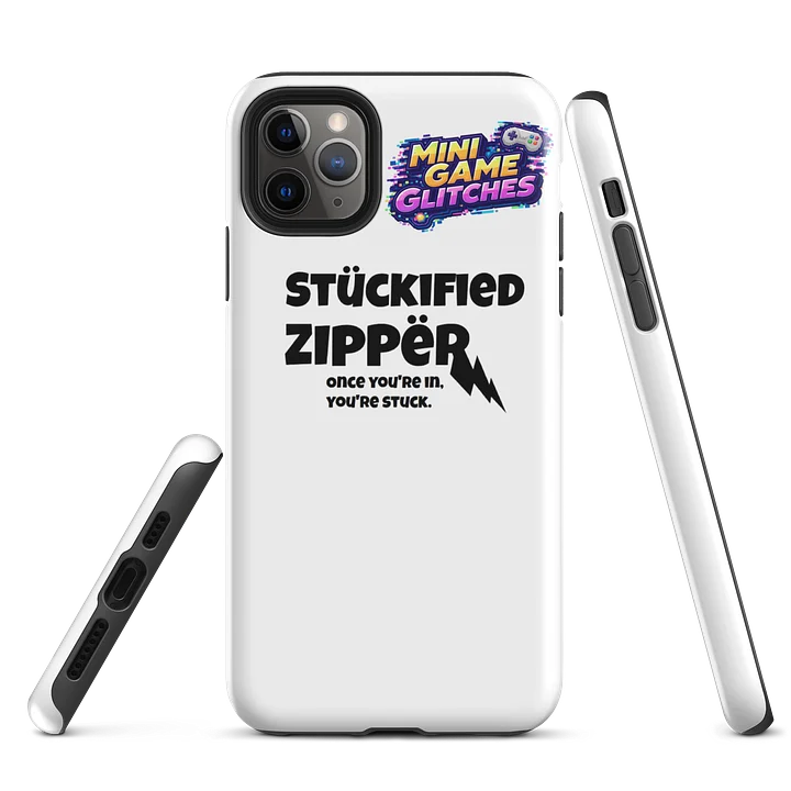 MINI GAME GLITCHES x STÜCKIFIED ZIPPËR Tough Case for iPhone® product image (3)