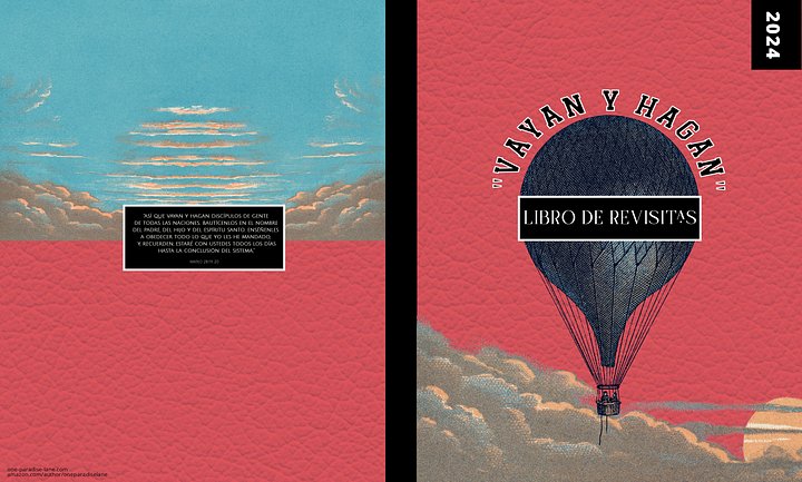 2024 Mi Libro de Revisitas | Globo de Aire Caliente | Rojo product image (1)