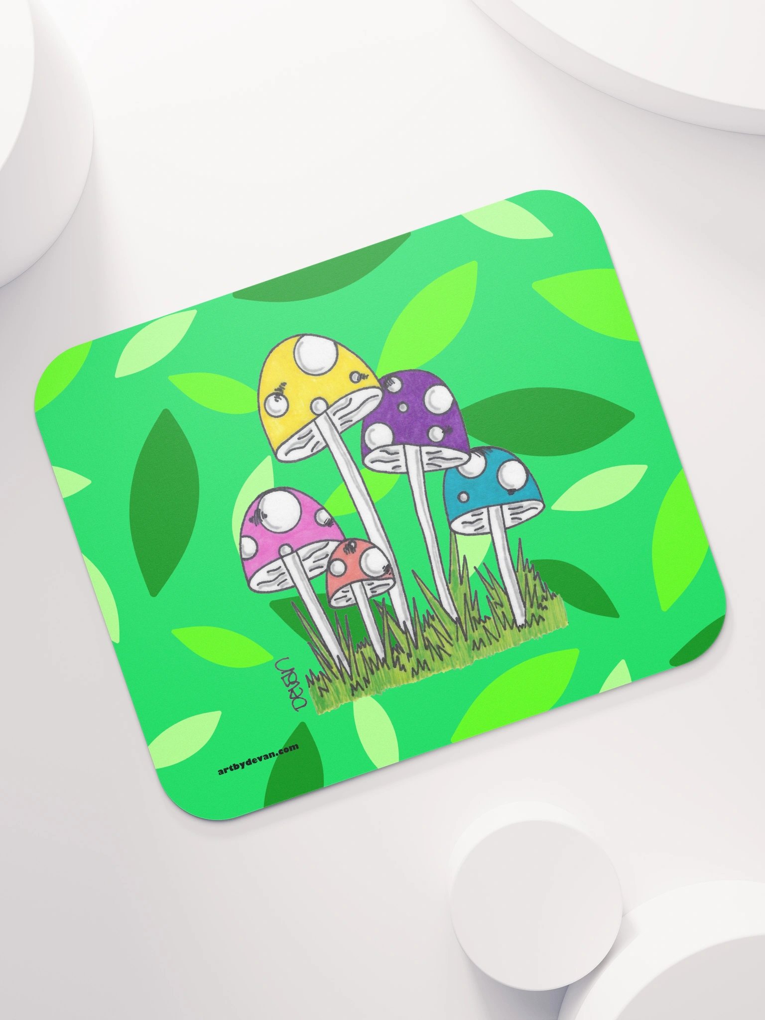 Rainbow Mushrooms Mousepad product image (7)