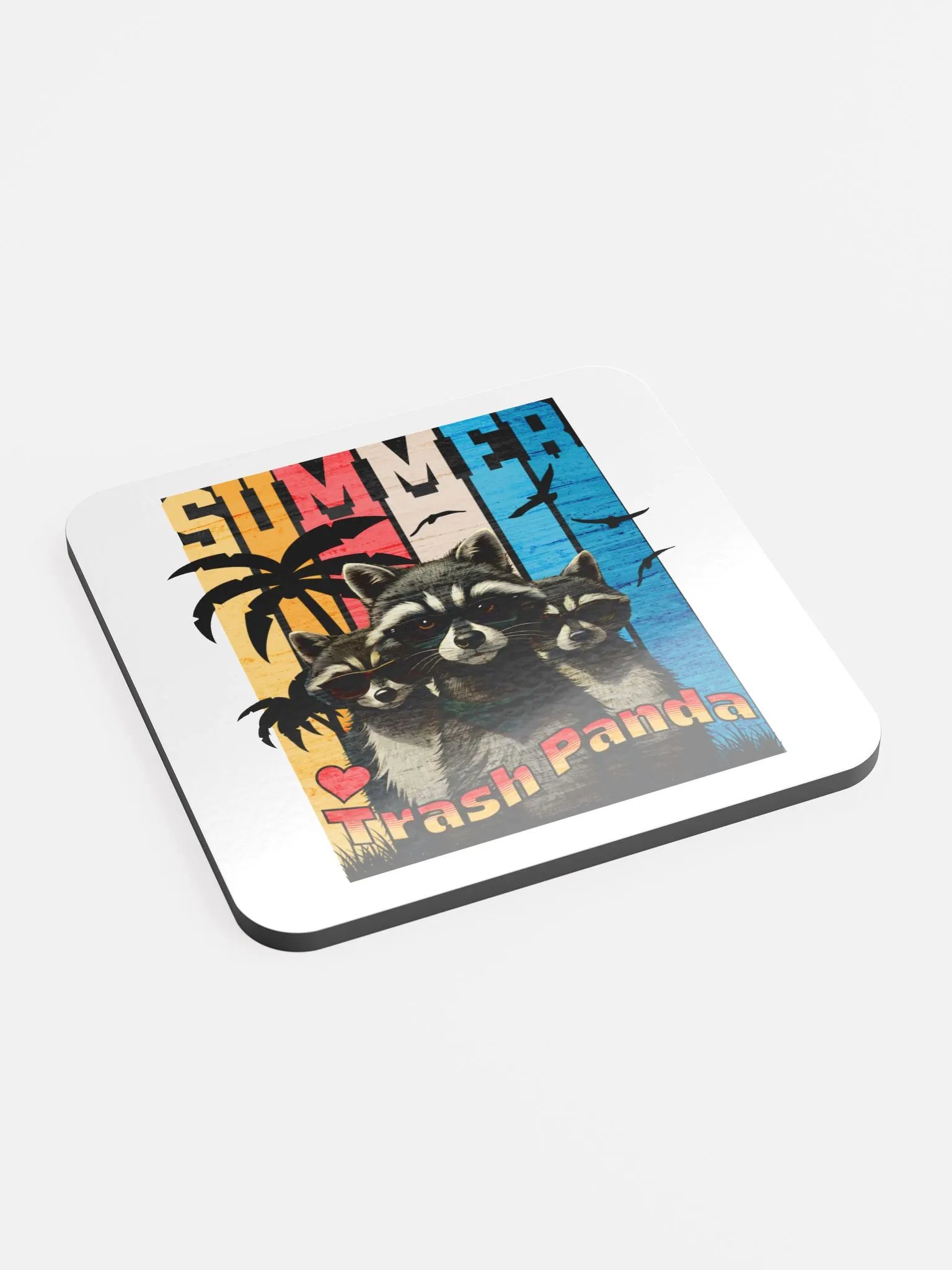 Summer Trash Panda Coasters product image (3)