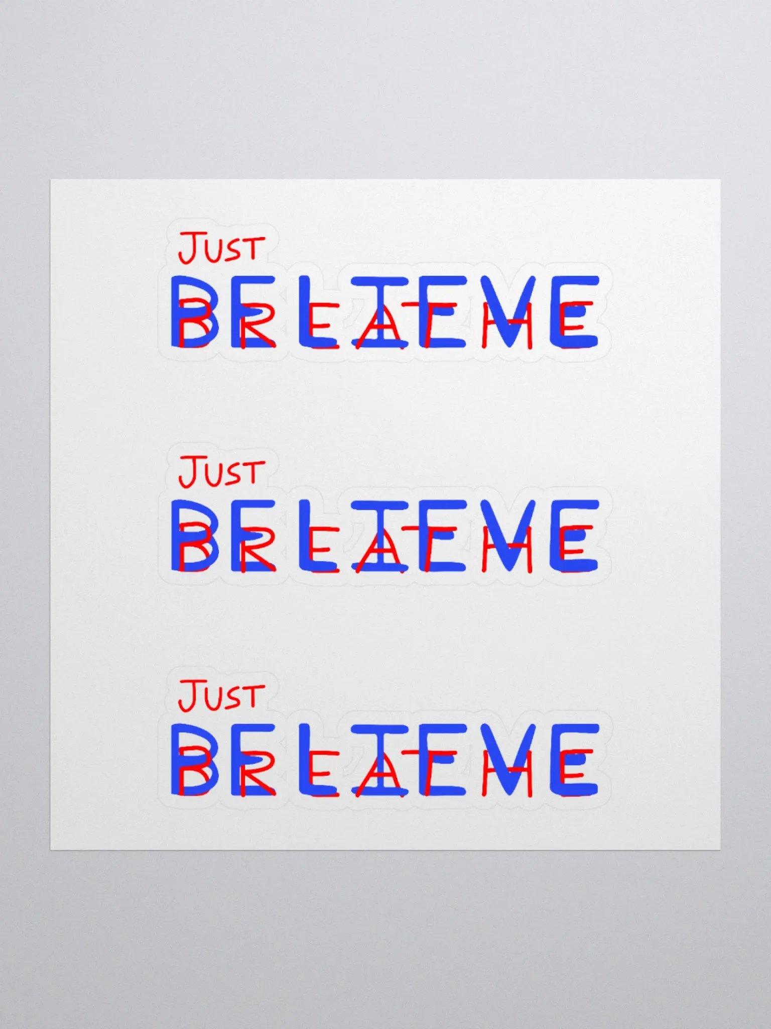Just Believe/Breathe Sticker product image (1)