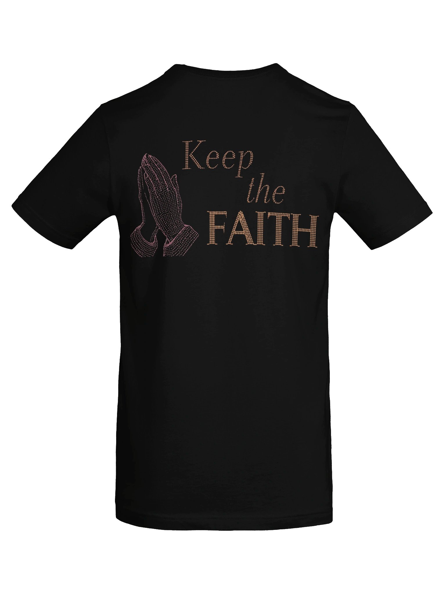 God Kept Me -Keep The Faith Glittery Tee product image (8)