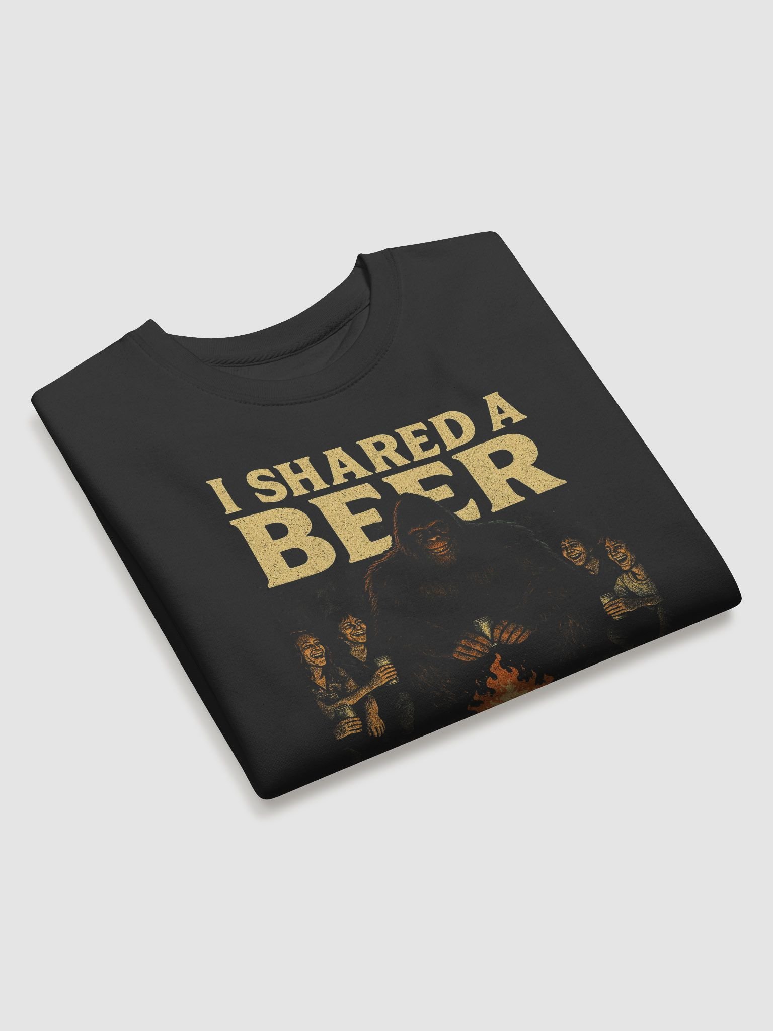 I Shared a Beer with Sasquatch (Campfire Sweatshirt) product image (2)