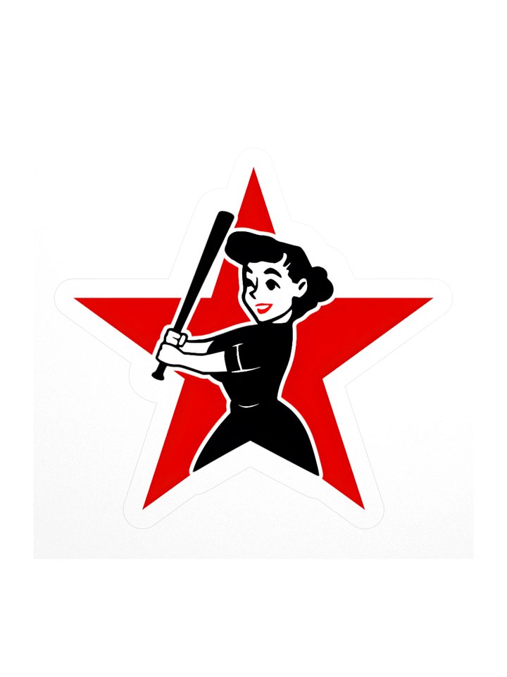NGBL Legacy Collection Modern Star Logo Kiss Cut Sticker Circle product image (1)