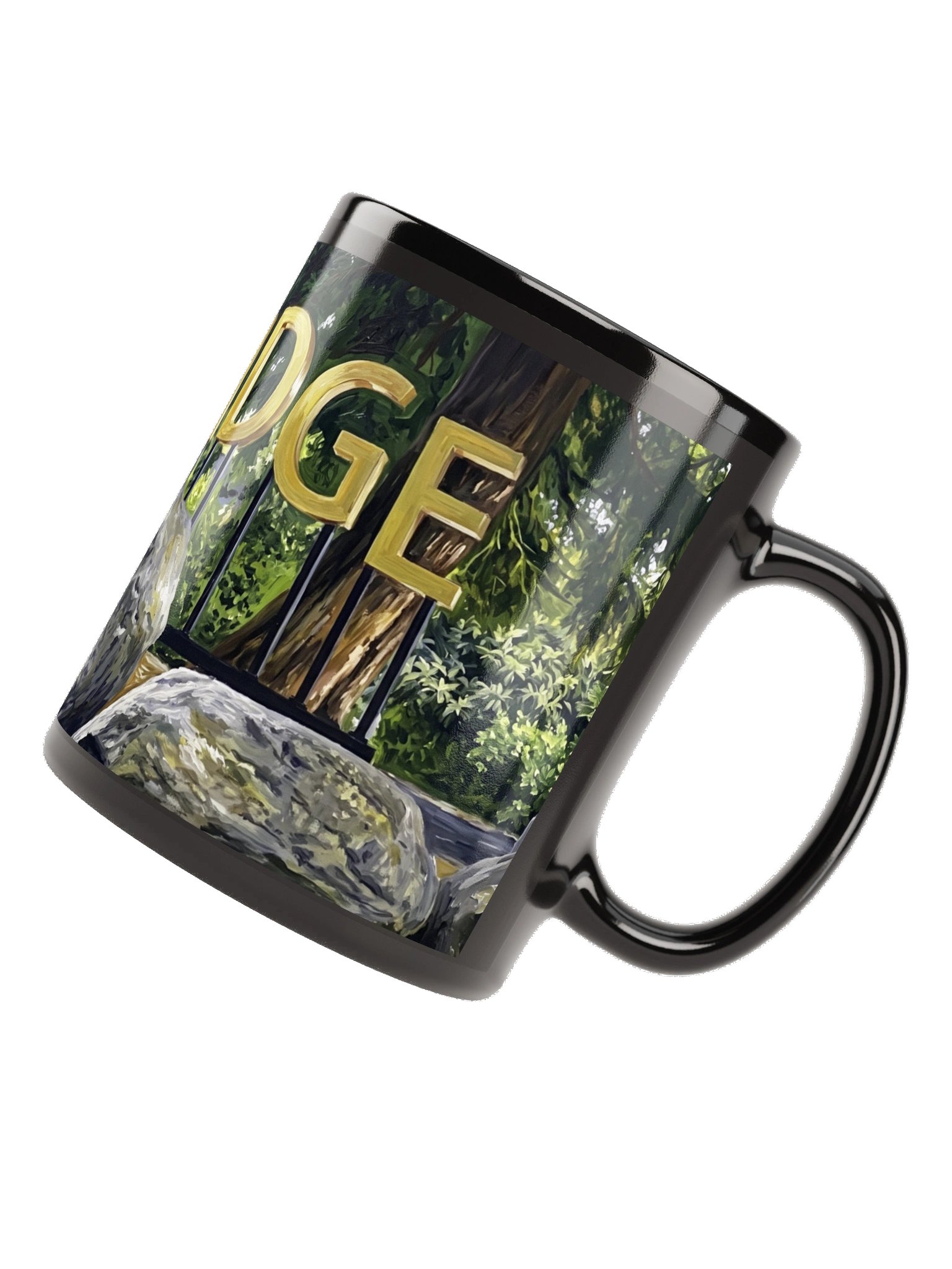 Rockridge Gold Sign Black Mug product image (12)