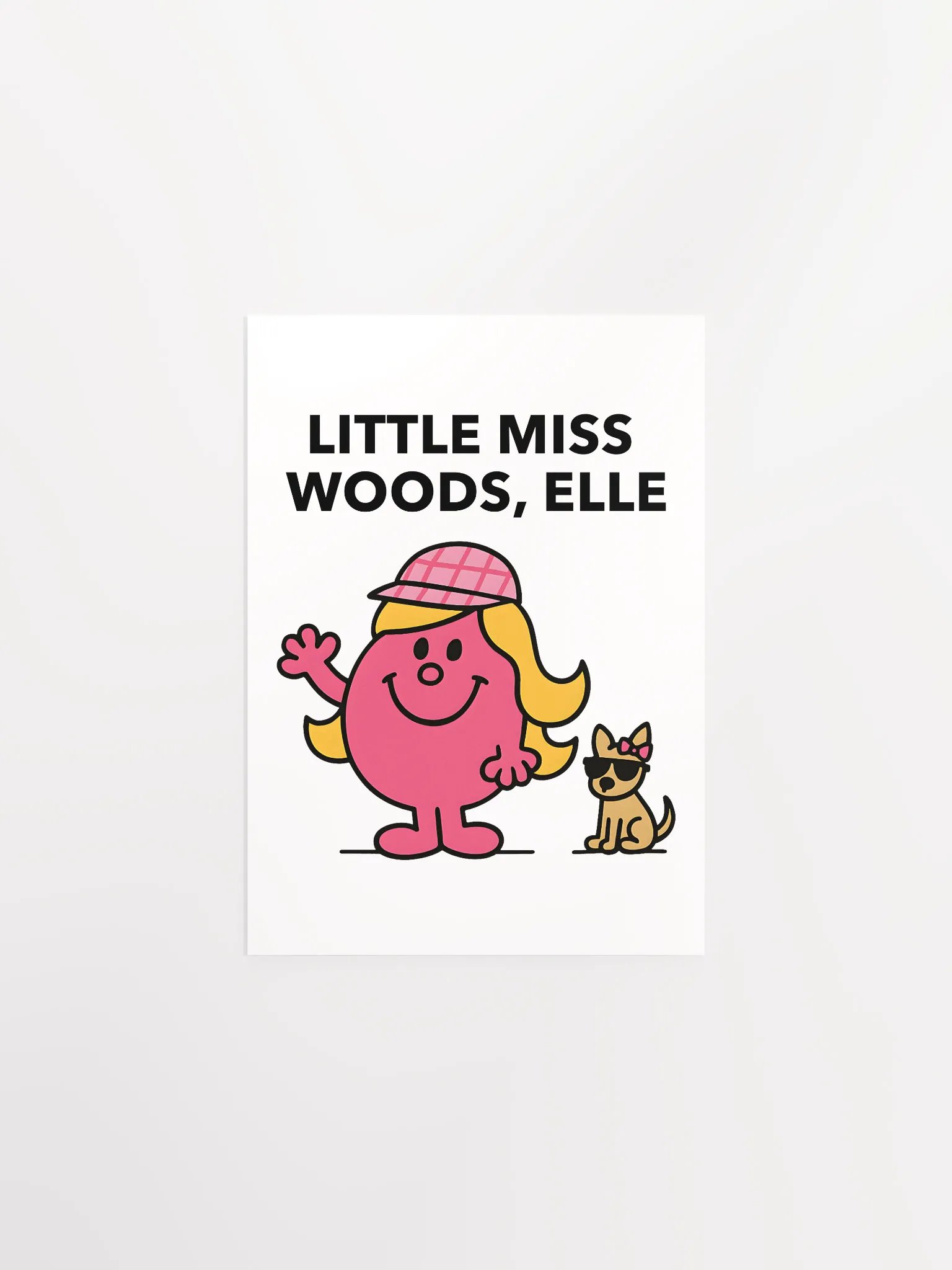Little Miss Elle Woods Poster – Enhanced Matte Broadway Pop Art Wall Print product image (1)