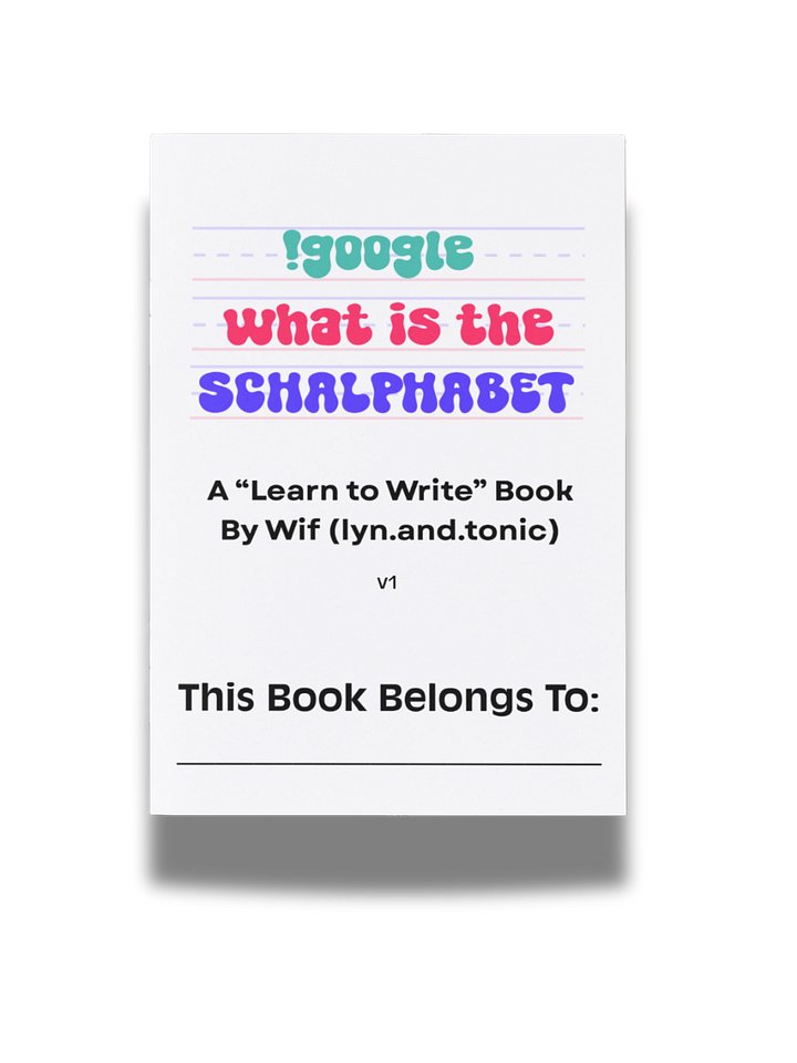 What is the Schalphabet — Book product image (2)