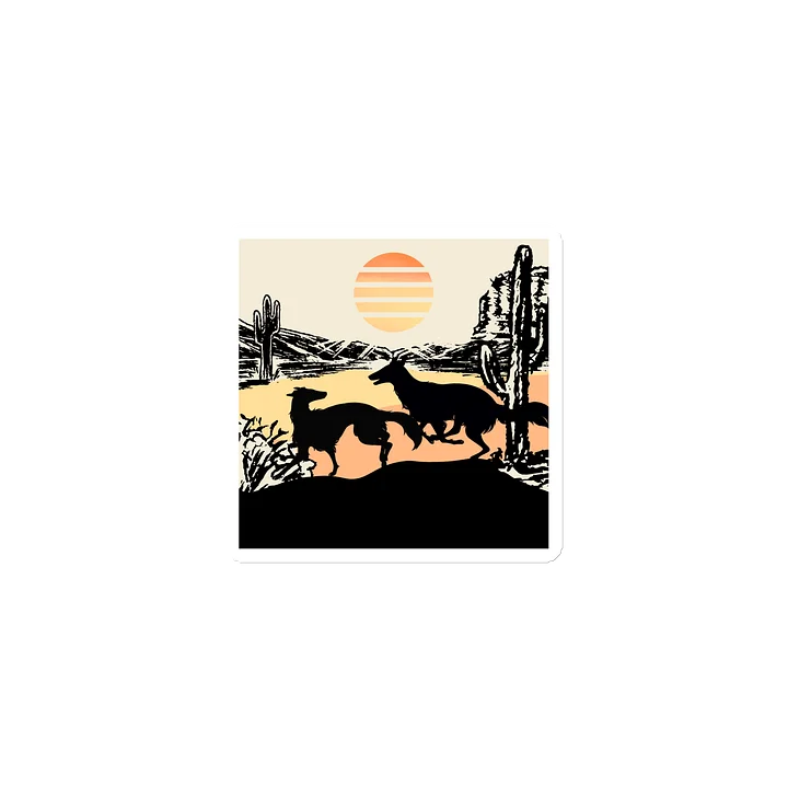 Silhouette Series: Sunrise Romp - Magnet product image (1)