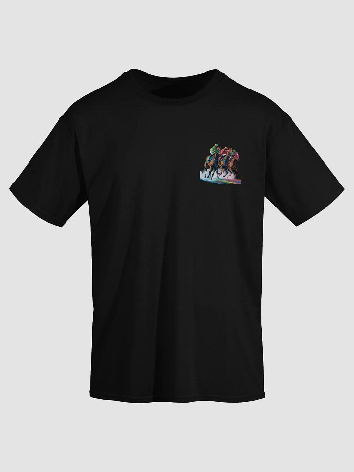 Colorful Horse Racing Derby Party T-Shirt product image (2)