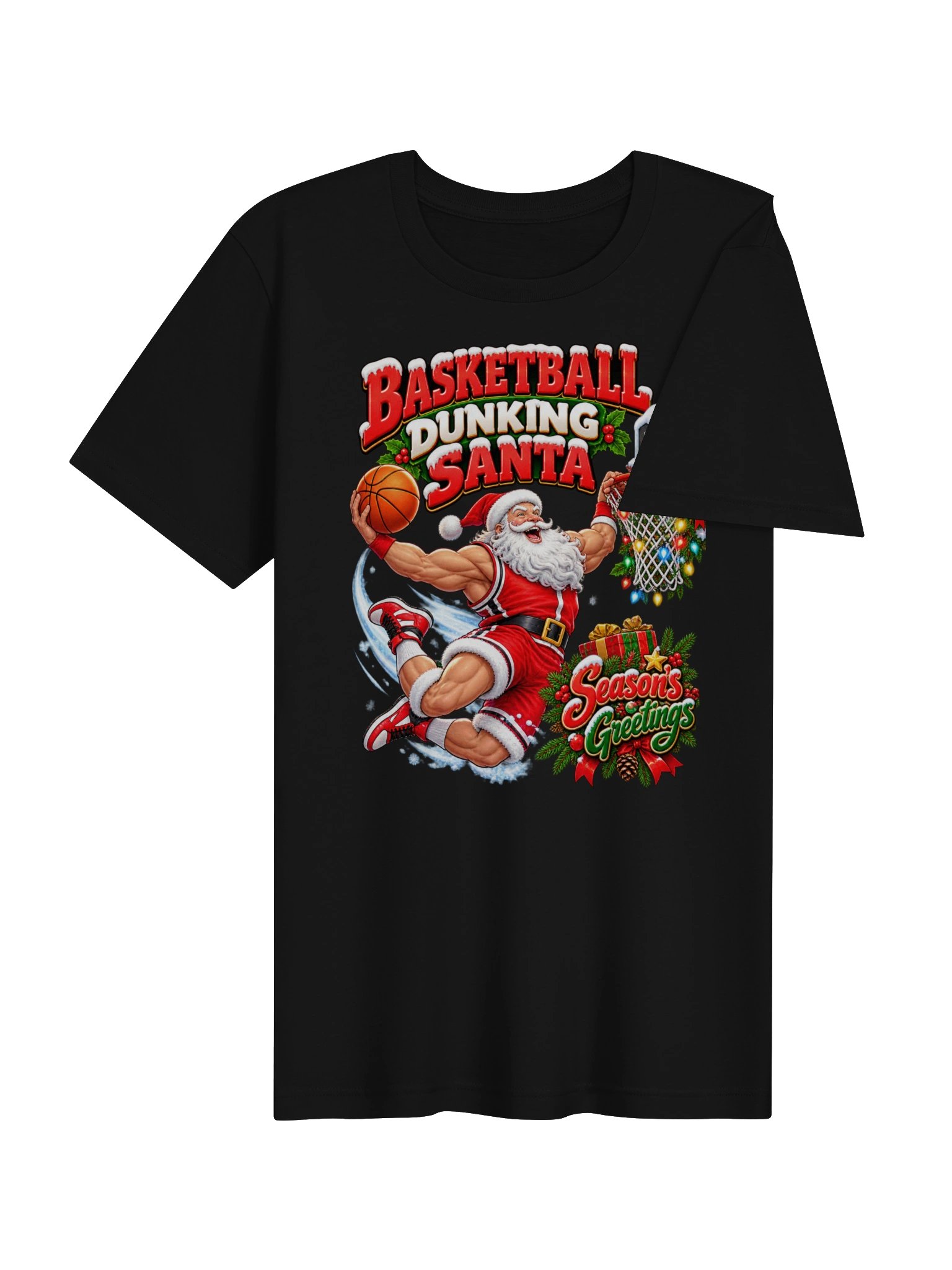 BASKETBALL DUNKING SANTA — SEASON’S GREETINGS! product image (12)