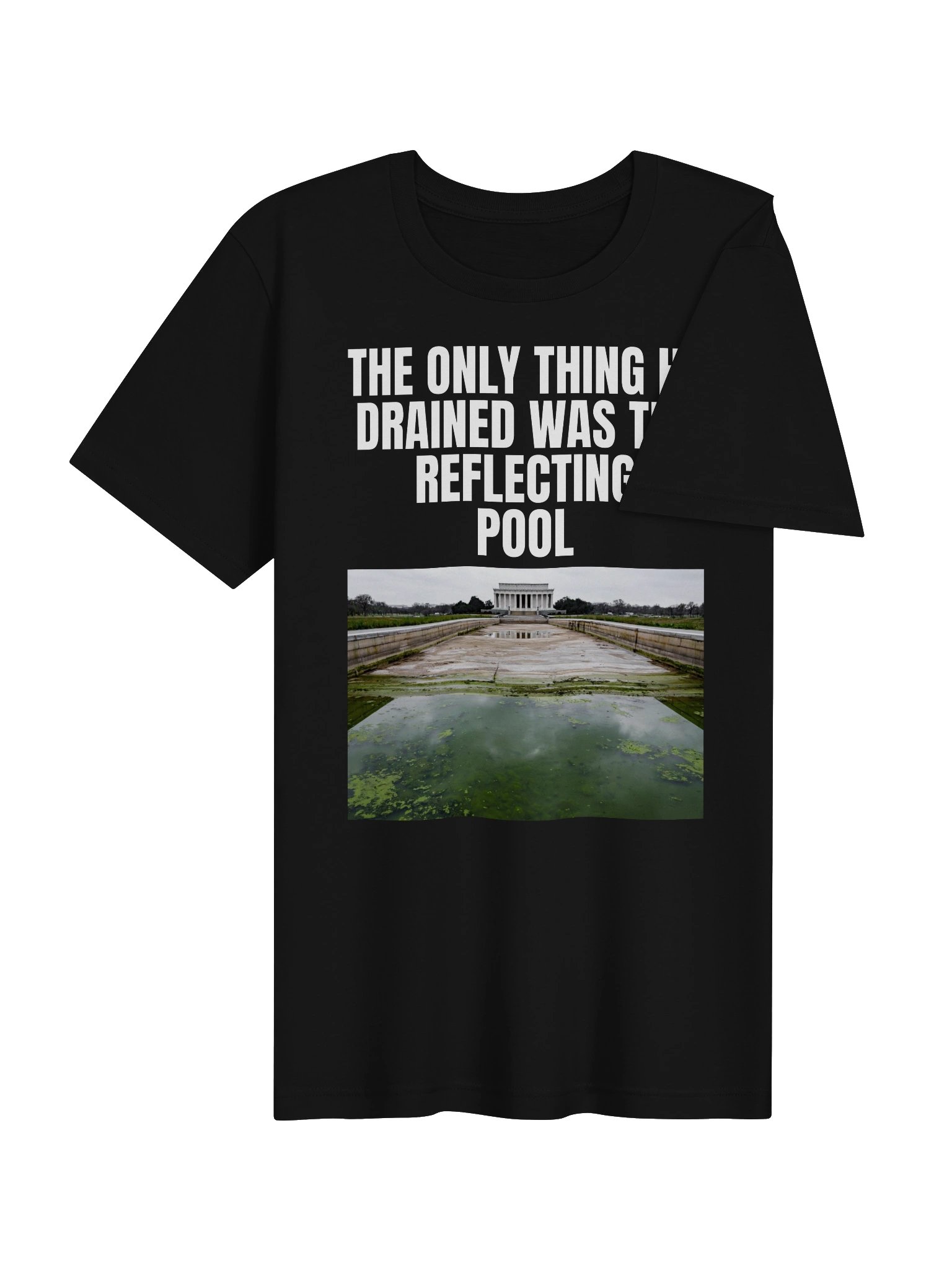 The Only Thing He Drained Was The Reflecting Pool Tee product image (4)