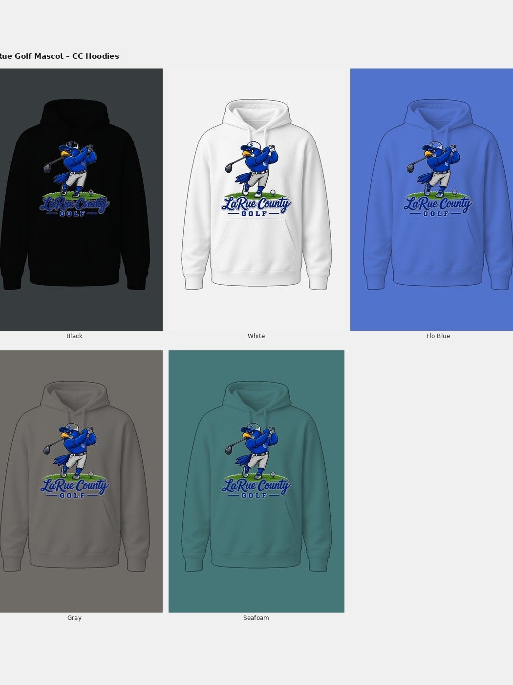 Animated Golf Comfort Colors Hoodie product image (2)
