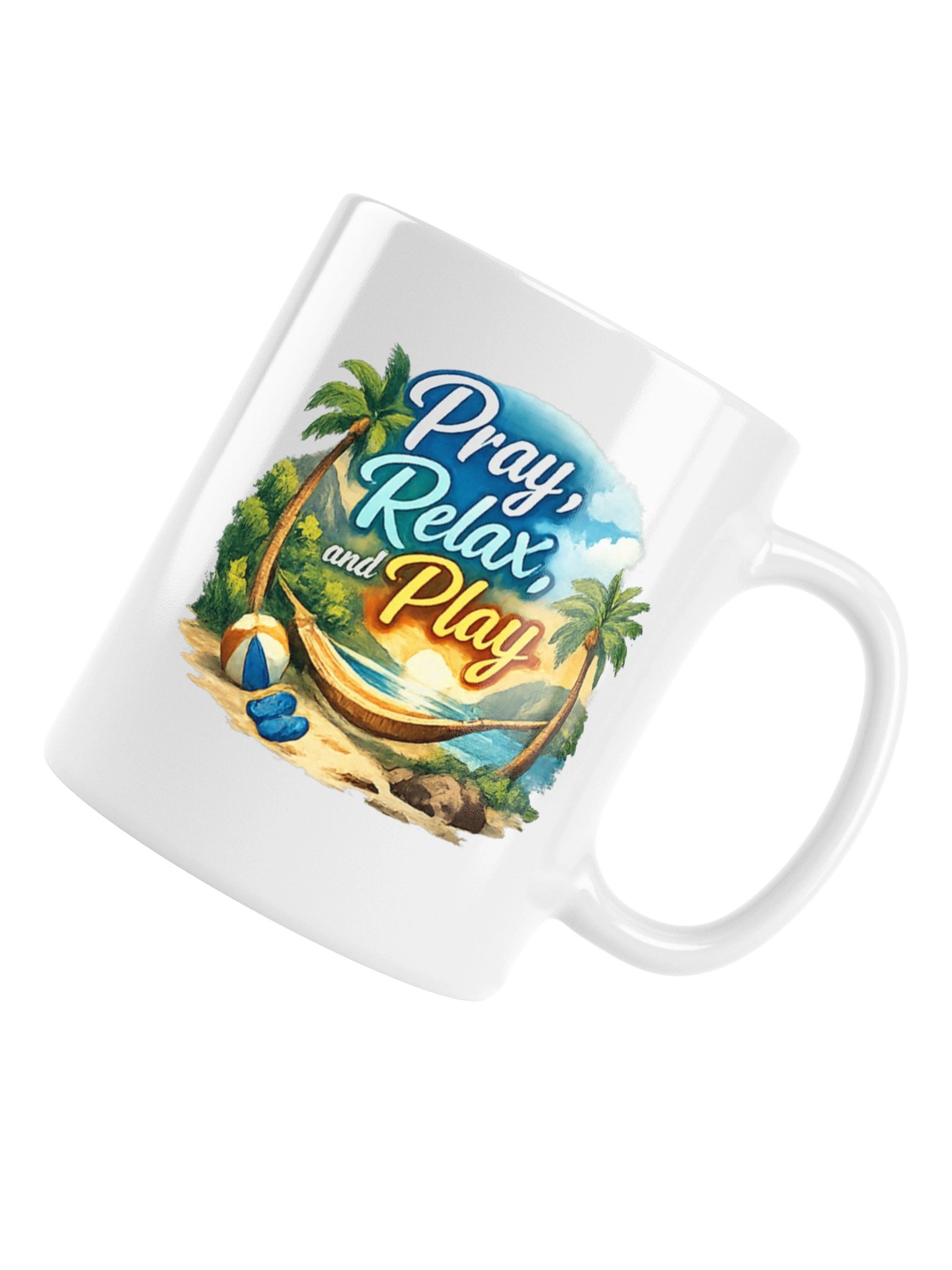 Pray, Relax & Play Tropical Coffee Mug product image (11)