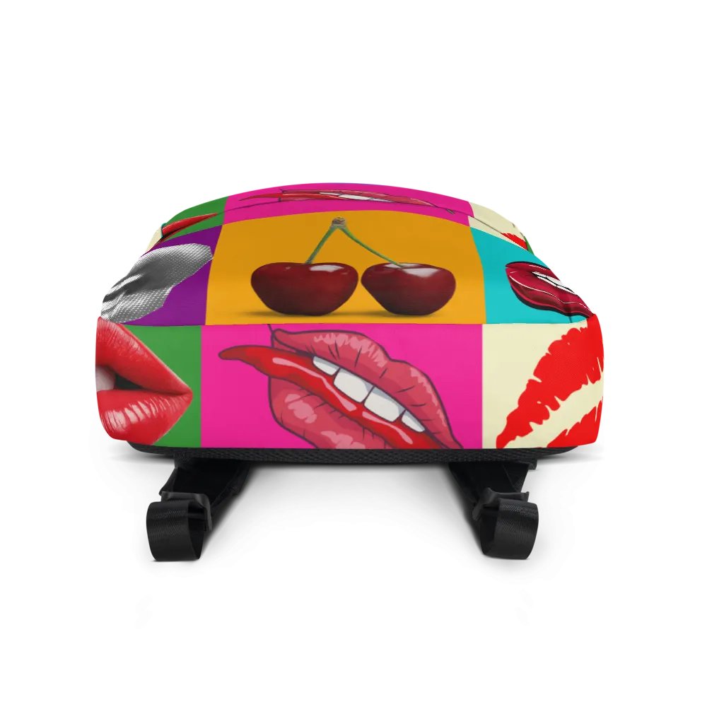 Luscious Lips and Cherries All-Over Print Backpack product image (3)