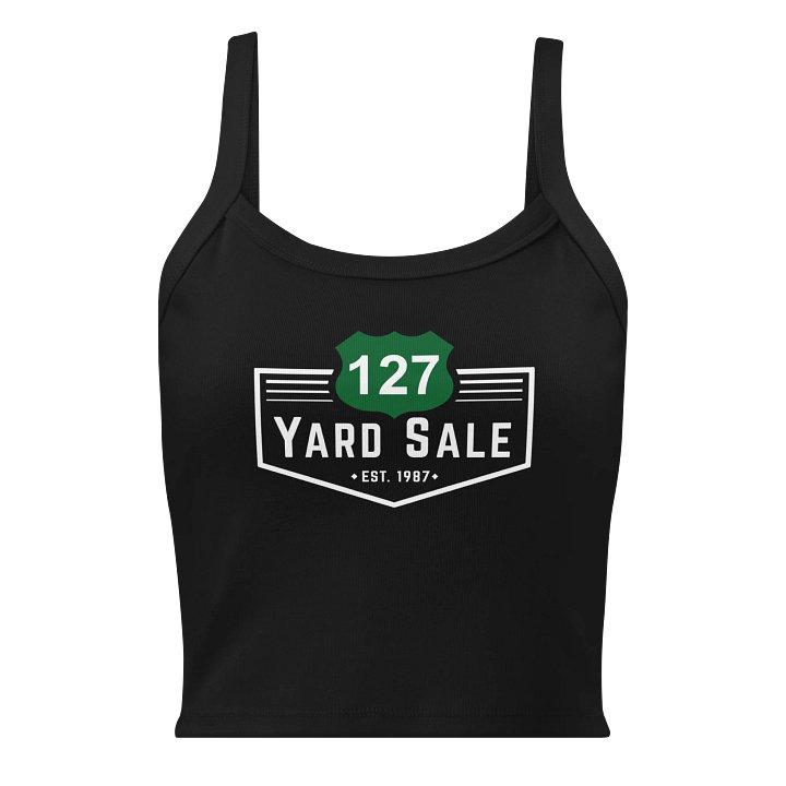 127 Yard Sale (2025) Vintage - Bella+Canvas Women's Micro-Rib Tank Top - Black product image (1)