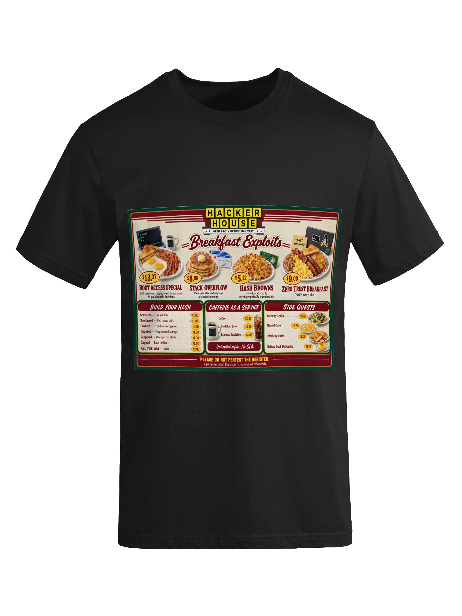 Hacker House T-Shirt | Breakfast Exploits product image (5)