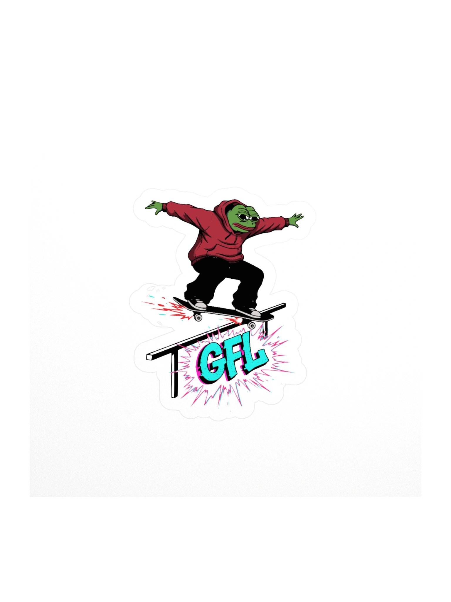 GFL Sk8Fr0g Sticker product image (1)