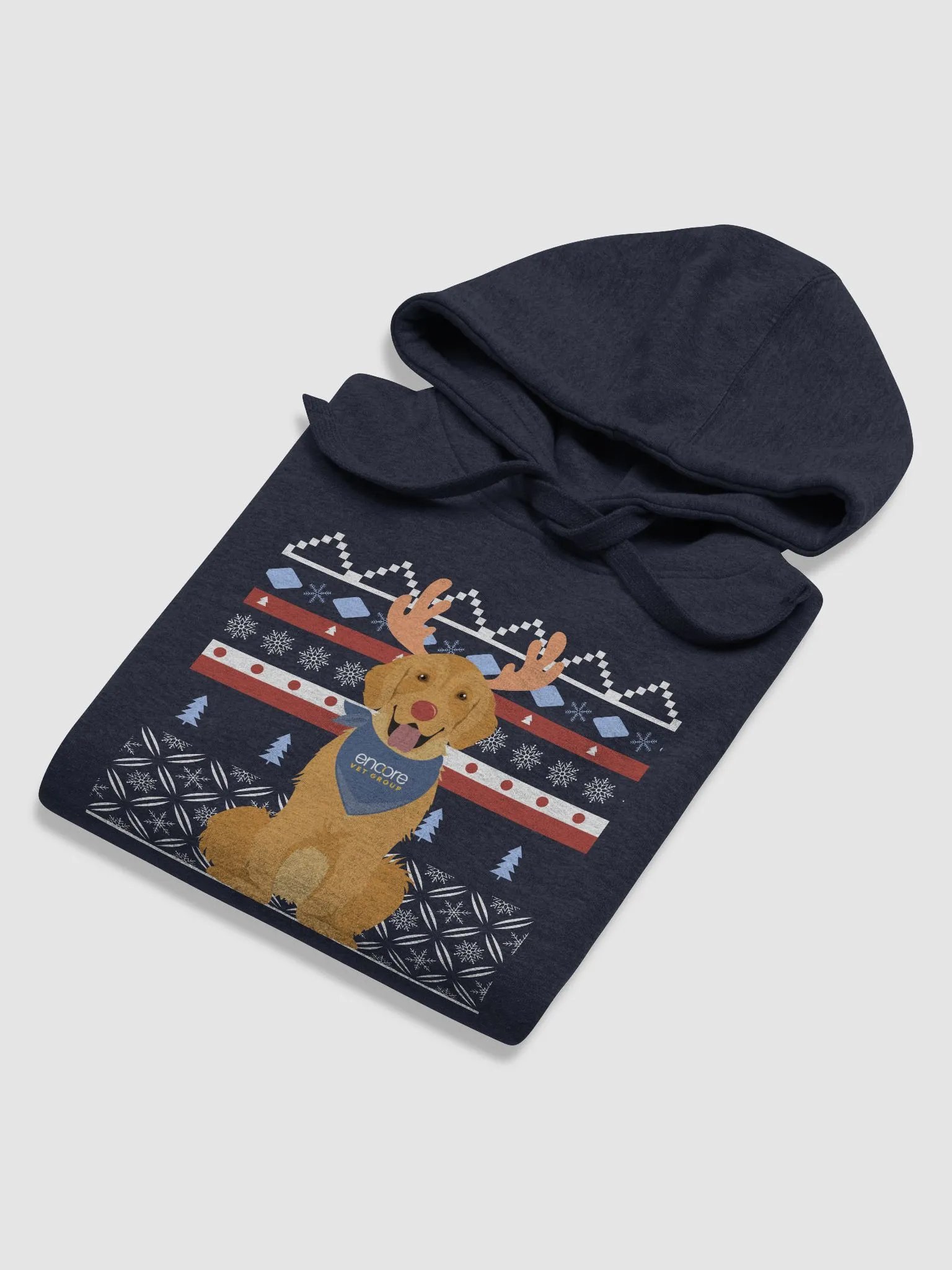 Festive Retriever Holiday Hoodie product image (6)
