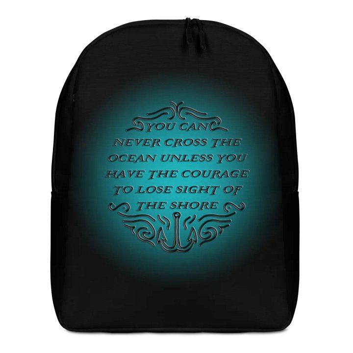Courage quote backpack product image (1)