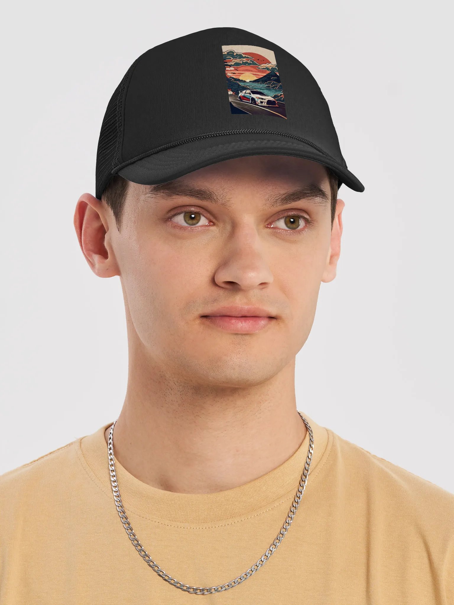 Sunset Drive Foam Trucker Hat product image (5)