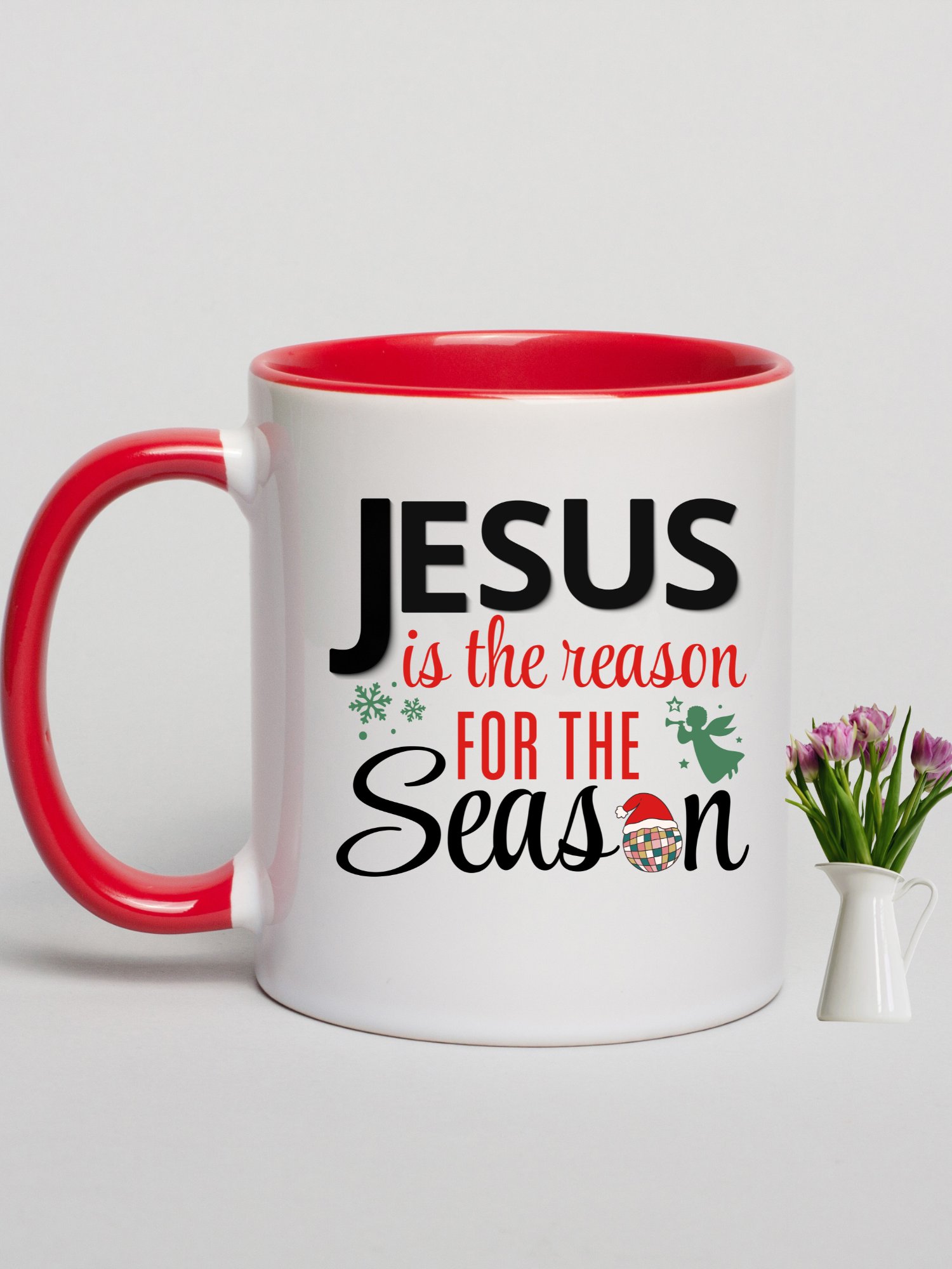 Jesus Is the Reason for the Season | Christian Christmas Mug | Faith Gift for Believers product image (11)