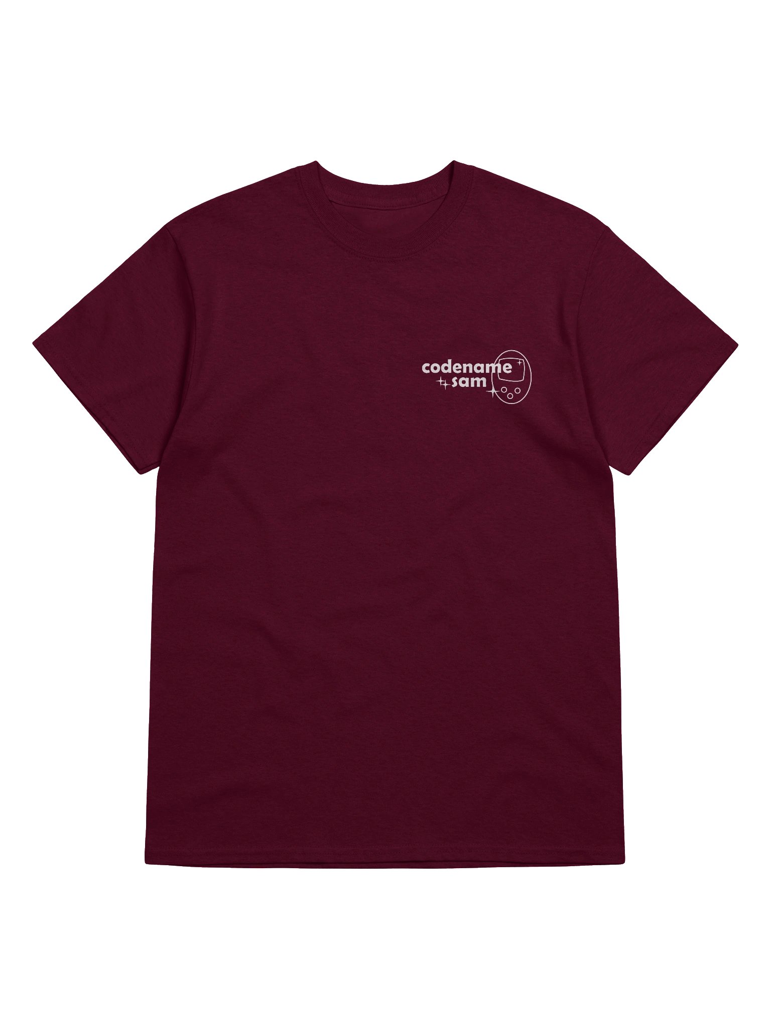 Codenamesam White Logo Tee product image (5)