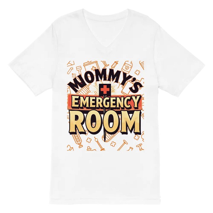 Mommy's Emergency Room V-Neck Tee product image (2)