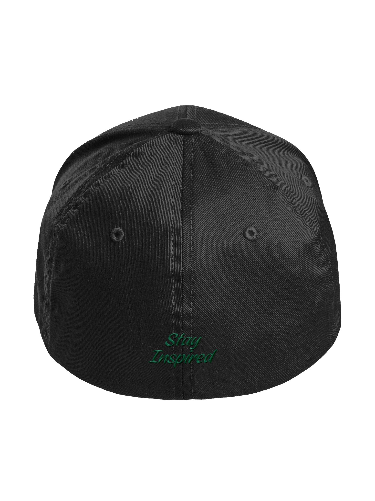 "STAY INSPIRED" MAKE IT FITTED HAT | WHITE LOGO product image (2)